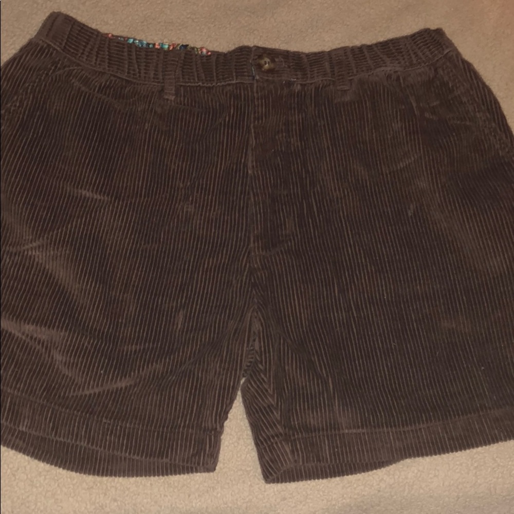 Brown corduroy chubbies